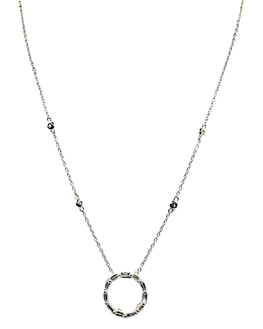 Circular Diamond Necklace