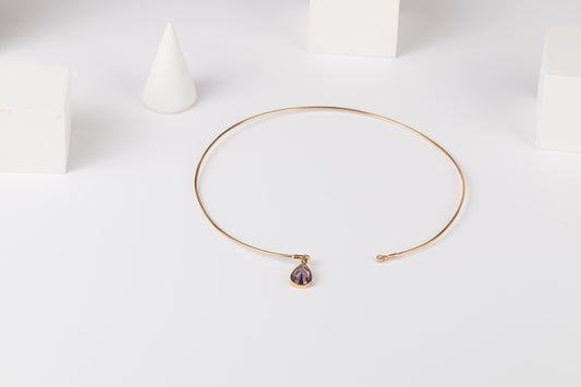 Amethyst Elegance choker