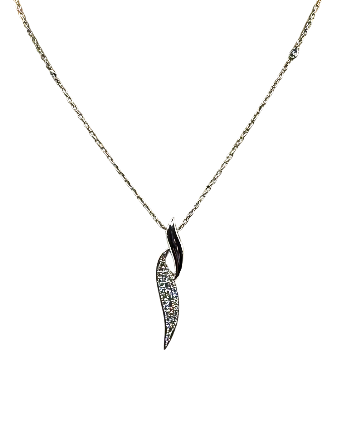 Sleek Diamond Necklace