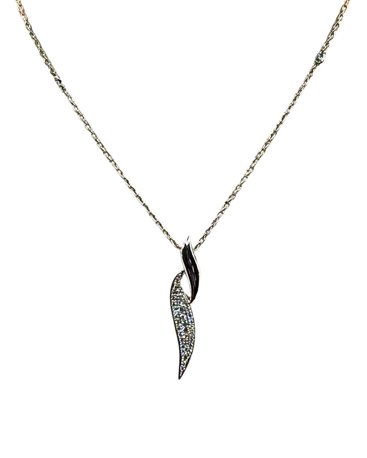 Sleek Diamond Necklace