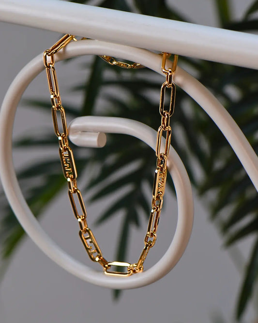 Gold Link Chain Necklace